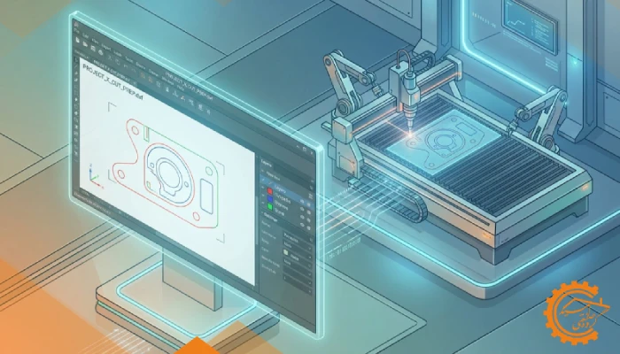 آموزش جامع آماده سازی فایل برش لیزر (DXF)